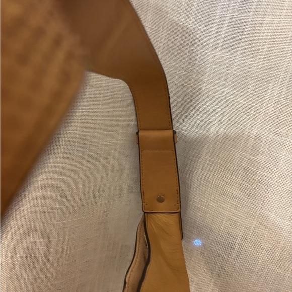 Louise et Cie Tan Leather Hobo Bag with Relaxed Silhouette - Picture 14 of 16